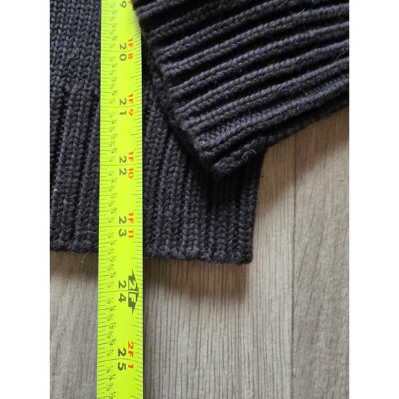 Ralph Lauren Sport Black Knit Sweater Red Logo Crewneck Long Sleeve Womens  M - Picture 6 of 7